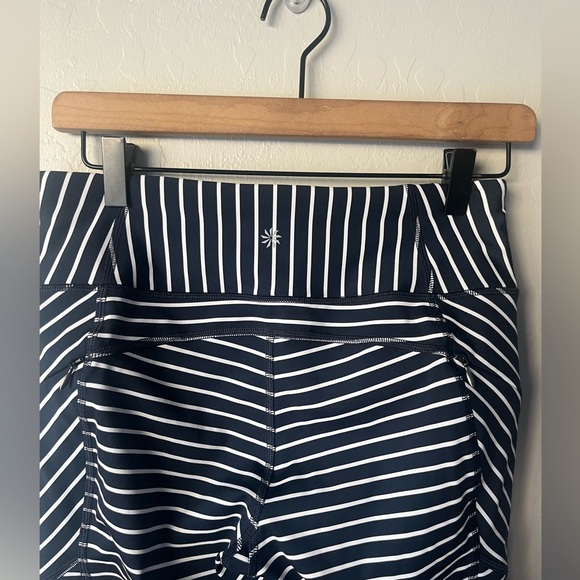 Athleta contender high rise striped leggings with pockets small - Picture 9 of 12